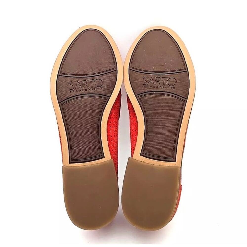 New Franco Sarto A-Jolette5 Perforated Suede Leather Flat Penny Loafers EU6 $125 - Picture 4 of 12